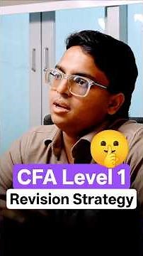 My CFA Level 1 Revision Strategy | Sanidhya Goel CFA may 2026 Qualified Student