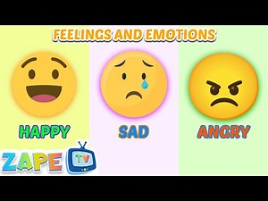 Feelings and Emotions | Fun Song for Kids | Kindergarden Song| Emotions Song For Kids | Zape Tv
