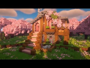Minecraft | Cherry Blossom House - Easy Building Guide