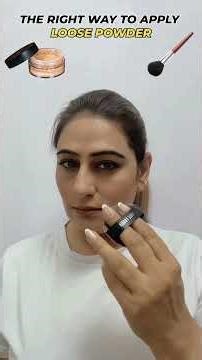 Loose powder | #shorts #reels #viral #explore #beauty #trending