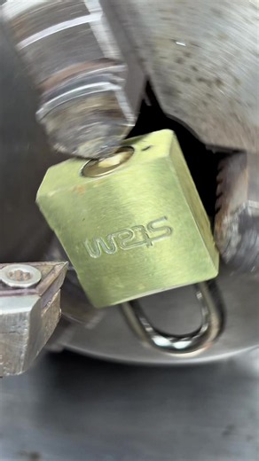 How to Open a Padlock Safely: Lathe Metalworking Method