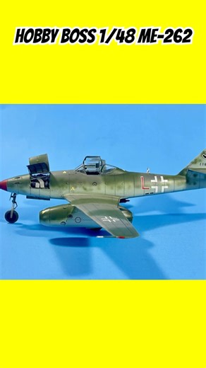 Hobby Boss 1/48th Scale Me-262 Plastic Model #148scale #me262 #scalemodel #modelkit #hobbyboss