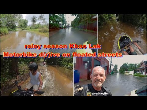 Sept 2025 scooter/Motorroller d(r)iving über geflutete Straßen, geht das??