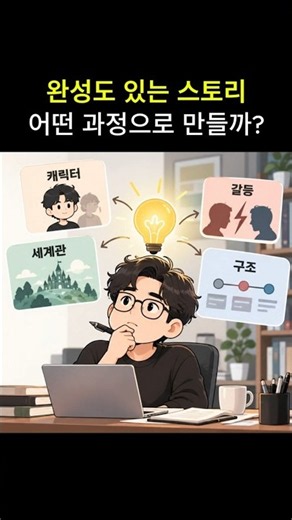 스토리 기획 개발의 4단계 #시나리오 #스토리텔링