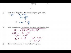Grade 12 Analytical Geometry - Topic 2