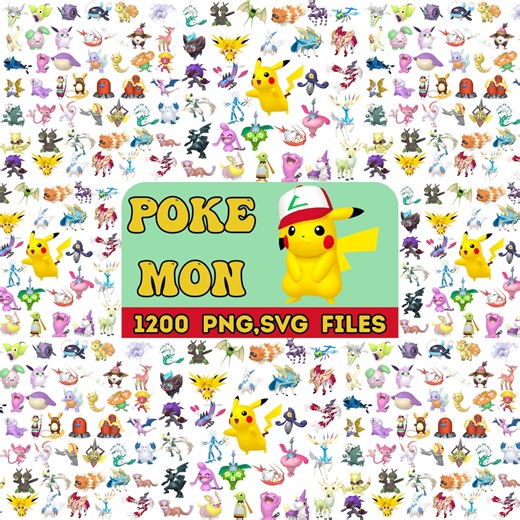 1200 pokemon Png Bundle, Pikachu PNG, Pokeball PNG, Pokemon Sublimation Bundle, Pokemon PNG Clipart Bundle, Anime Pokemon Clipart Set - Etsy New Zealand