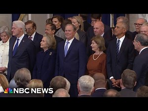 Former presidents and vice presidents introduced at Trump’s inauguration