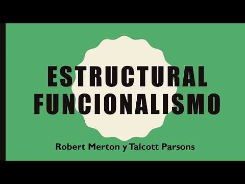 Introducción al Estructural Funcionalismo