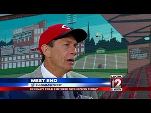 Historic site of Crosley Field opens to public