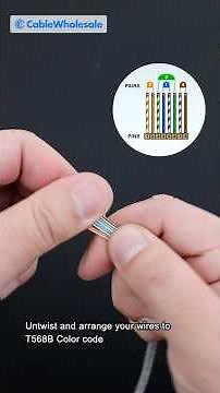 How to Crimp Cat6 Ethernet Cable #rj45