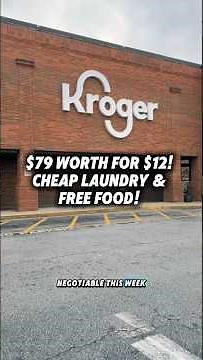 New Kroger Deals to Move Fast On! 5/6-5/12 | Cheap Laundry & Free Food! 🔥