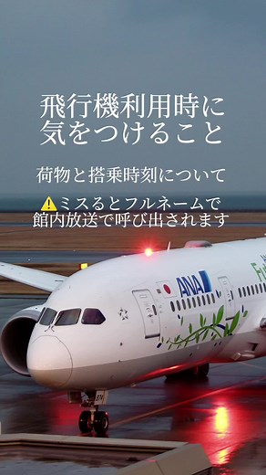飛行機乗り方と手荷物ルールの注意点