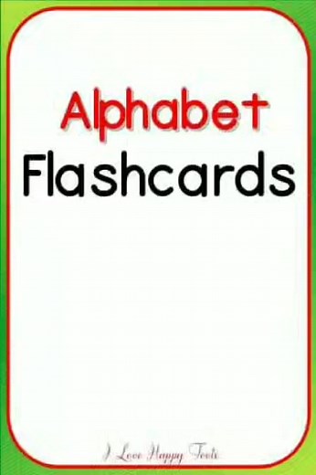 Alphabet Flashcards. Alphabet cards with large, clear letters are great for alphabet activities and songs! You can visit I Love Happy Toots A Kids Learning Videos and Printable Teaching Materials for more free printable learning resources including flashcards, handwriting, worksheets and learning videos. #alphabetflashcards | Kim & Robie English by I Love Happy Toots
