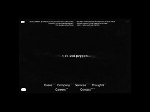 Footer with WebGL particles - Awwwards