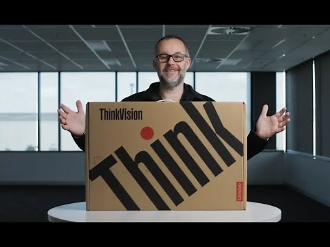 Blue Connections IT Tech Talk on the Lenovo ThinkVision P24H-20 (unboxing)