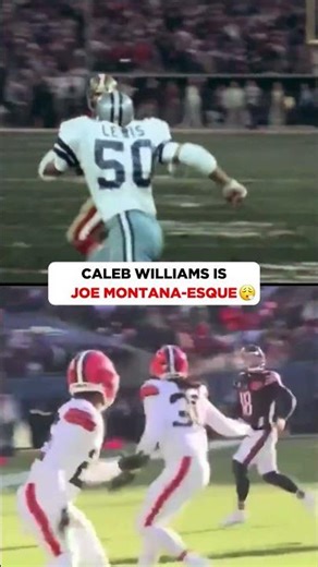 Caleb Williams CHANNELS His Joe Montana! 😮‍💨 Courtesy: Fox32Sports