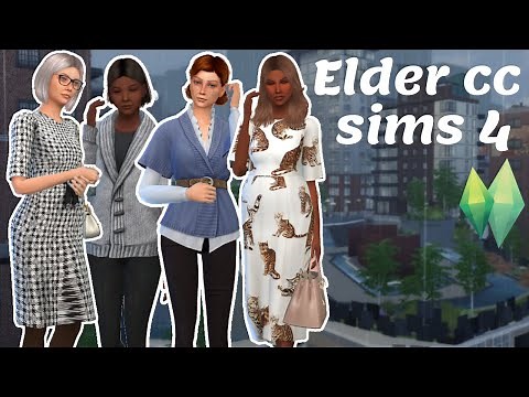 Elder custom content Sims4👵👴