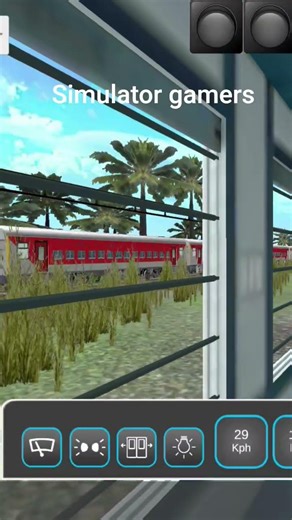Train window view #railway #train #trainsimulator #simulatorgames #traingame #diesellocomotive