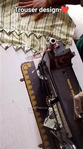 Amazing Trouser Design Cutting & Stitching ✂️ | Easy Pant Design Tutorial #Shorts