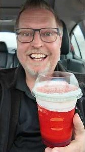 Burger King Frozen Fanta Strawberries & Cream Review #burgerking #frozen #strawberry #fanta #review