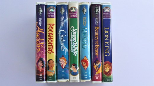 Ces cassettes VHS Disney des années 1980 et 1990 se revendent aujourd'hui à prix d'or