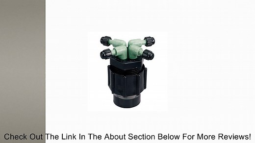 Orbit Drip Irrigation System 4-Port Watering Manifold, 1/4" Dripper Tube, 61004D Review