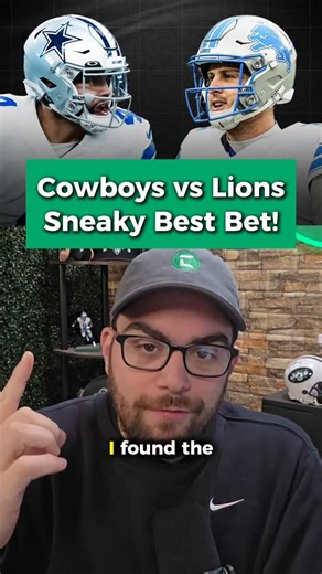 My favorite way to attack Thursday Night Football between the Cowboys and Lions is something that nobody is talking about | Lock & Cash Sports Betting
