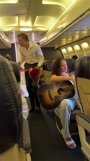 Soldiers surprise mile high homecoming proposal makes whole plane happy 🥹