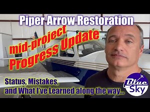 Piper Arrow Interior Restoration Progress update