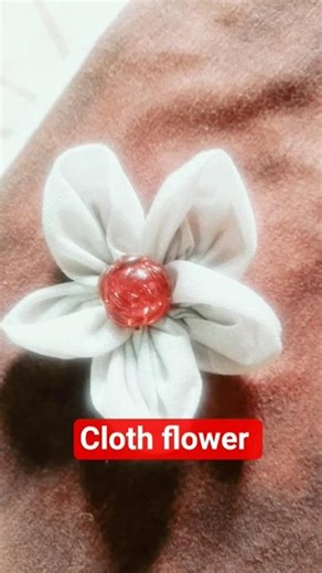 #DIY #HOW TO MAKE CLOTH FLOWER #BEAUTIFUL CLOTH FLOWER 🌼#