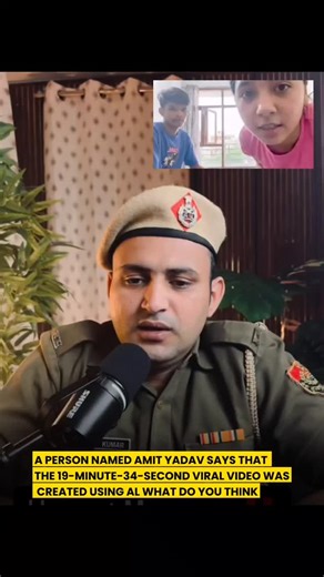 BACKBENCHERS FEED | MEMES | NEWS on Instagram: "What do you think 🤔 💬 👇🏻 A person named Amit Yadav has stated that the 19-minute-34-second video circulating online was created using AI. According to him, the visuals and audio in the clip do not represent real events and were digitally generated. His clarification comes after the video gained sudden attention on social platforms, leading to confusion and discussions among viewers. vc /: @indiafirstam"