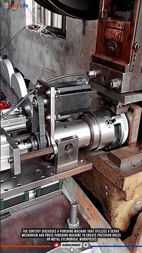 Innovation Cylinder Punching: Servo Precision, High-Speed Perforation, High Reliability #tech