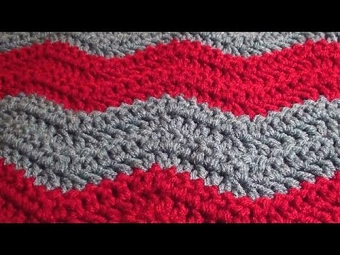 How to Crochet a Chevron Blanket