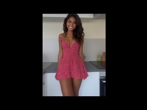 Gloria in a casual sun dress