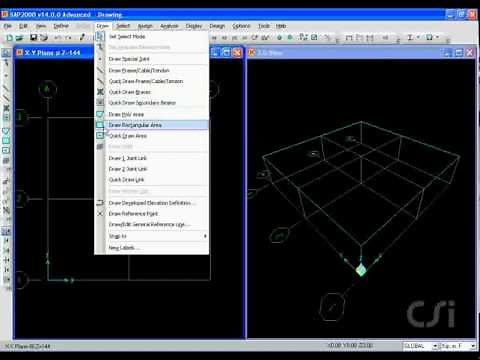 SAP 2000 Tutorial (Lecture 2: Drawing in SAP 2000)