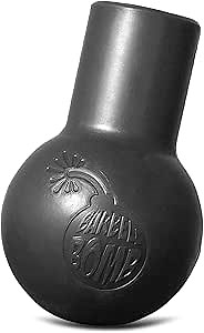 Barbell Bomb by ABMAT - Turn any surface into a Barbell Landmine exercise - Presses, Rows, Rotation, Split Squats, Lumberjacks and more. Black, One-piece molded foam. Patent Pending.