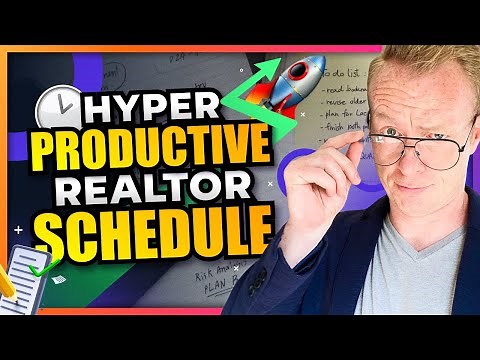 How to CREATE the BEST DAILY ROUTINE & SCHEDULE for SUCCESSFUL Real Estate Agents