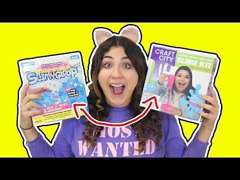 KARINA GARCIA SLIME KIT VS NORMAL SLIME KIT | review on karina garcia slime kit | Slimeatory #152