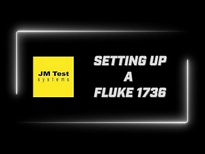 Setting up a Fluke 1736 Power Logger