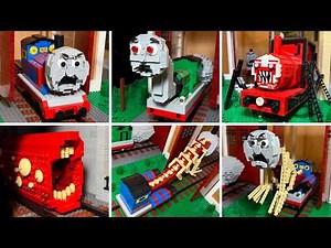 LEGO TRAIN EATER vs SHED 17 CURSED THOMAS vs CHOO-CHOO CHARLES vs CRUSED PERCY