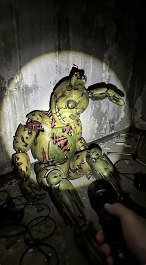 What Happened to Springtrap? | Abandoned FNAF Animatronic | #trending #shorts #fnaf #springtrap