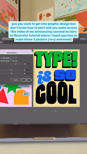 edgykatrina | brand and graphic designer on Instagram: "I took a student led intro to illustrator and photoshop class 6 years ago and if it hadn’t been for that free resource I do not know if I’d be doing this rn!! so I wanted to try my best to pay it forward and make design education a little more accessible with this tutorial 🥰 if you’ve been wanting to try out design and have access to illustrator (especially u college kids with the free subscription) now is your chance 🤠 also thanks margie