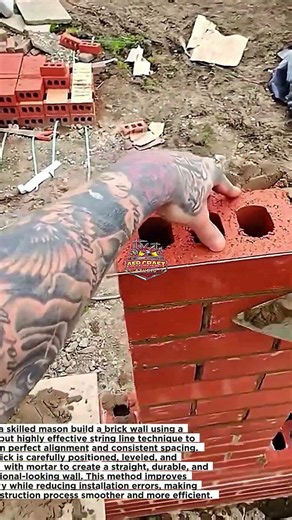 Bricklaying Precision! The Masonry Technique That Delivers Perfect Alignment