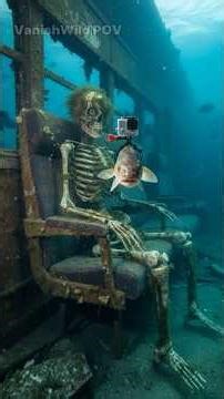 I Found a Sunken Ghost Train... 🐟🚂 #Shorts #shortsvideo