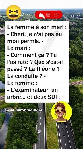 🚙 Permis difficile #humour #drôle #blague #rire #meme #humourfrançais #france #shorts #youtube