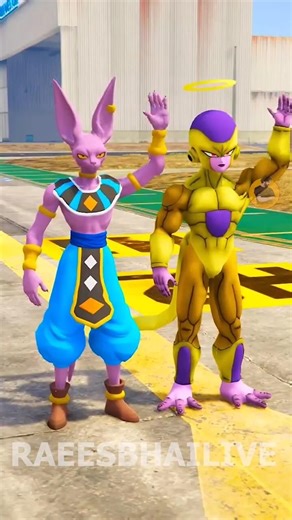 GOLDEN FRIEZA VS GOKU - BATTLE #shorts​ @NakuJi-r7c