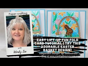 Easy Lift-Up Fun Fold Card Tutorial | Try This Adorable Easter Basket Design!