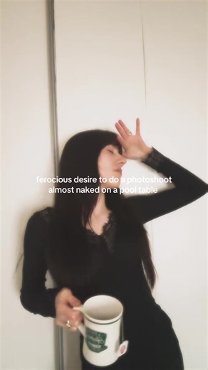 Desire for a Bold Photoshoot on a Pool Table