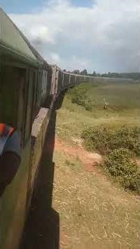 Train moving on an up gradient#railtrack #railroad #railwaycontent #railway #railsapp #rail #railcar