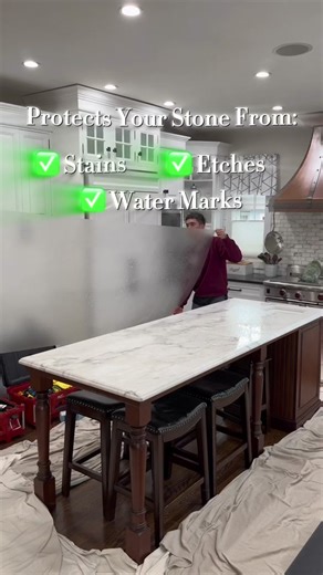 Suffering from staining and etching? Constantly trying to be careful not to stain your stone? Frequently needing to get your stone restored and resealed? Not anymore with StoneGuard®. StoneGuard® let’s you enjoy the beauty of even the most difficult stones. StoneGuard: - Stain and Etch Proof - Scratch Resistant - Heat Resistant up to 350°F - Anti-Microbial - Visual Enhancement - Patented Technology Visit our Facebook and Instagram pages, along with our website www.MTSurfaceProtectors.com, for mo